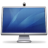 Cinema Display + ISight (blue) Icon